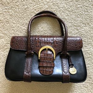 Brahmin Alligator embossed & Leather Bag